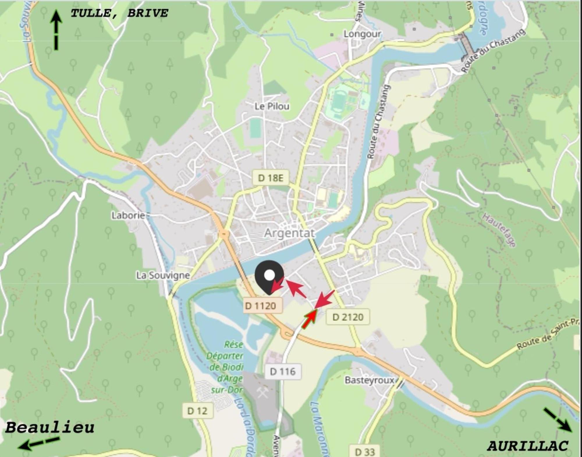 아르장타트 *A Setting Between Dordogne And Swimming Pool* 아파트 외부 사진